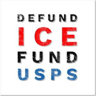 Defund Ice Fund USPS Posters and Art